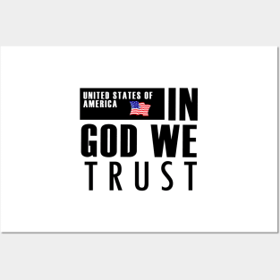 In God We Trust Motto. Posters and Art